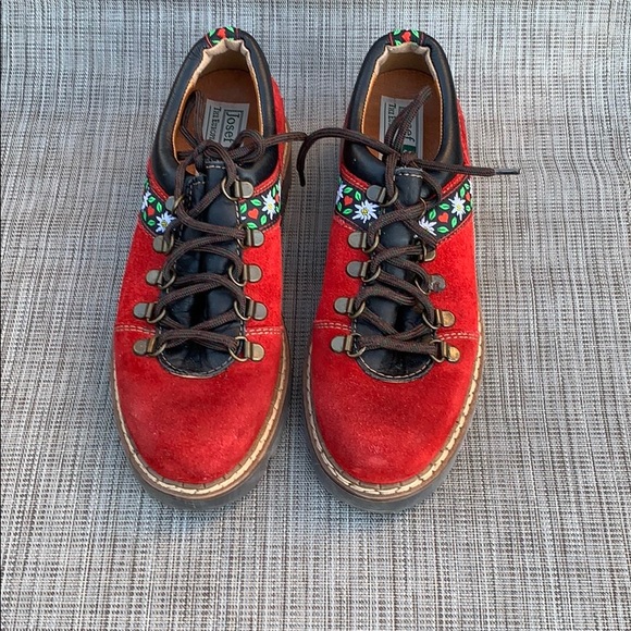 Josef Seibel red floral shoes - Picture 3 of 5